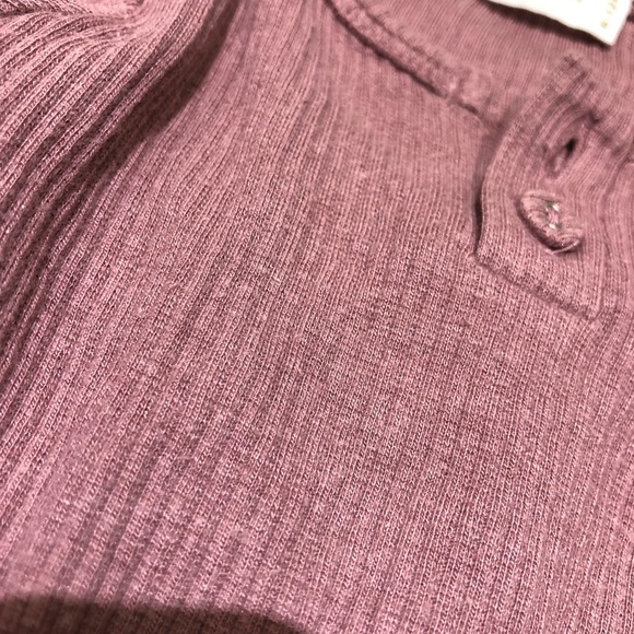 Jamie Kay pink sweater romper mauve onesie 6-12 months 2pcs - Picture 4 of 6